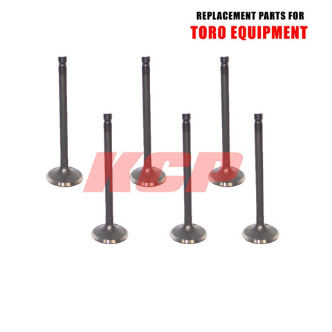 TORO WORKMAN INTAKE VALVE, 92-1954 AND EXHAUST VALVE, 92-1955 SET 6 TOTAL VALVES