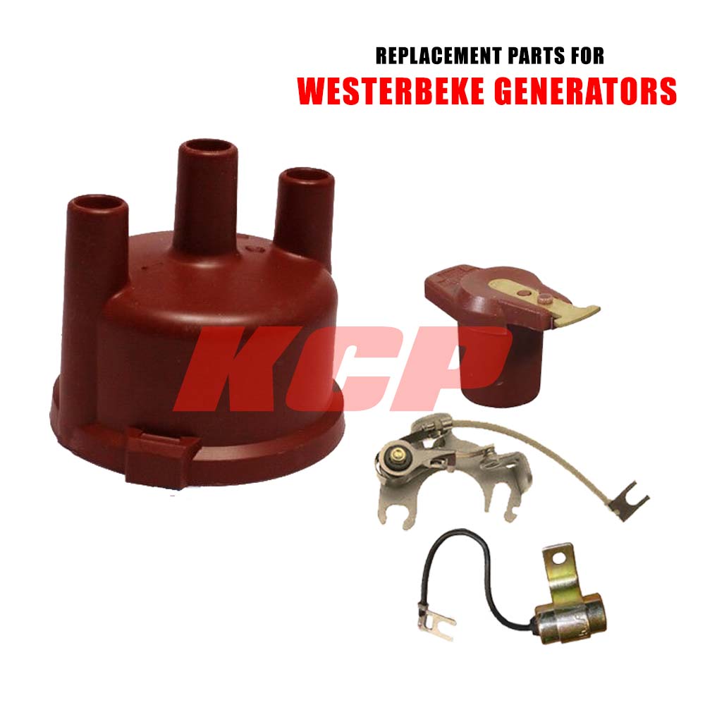 WESTERBEKE DISTRIBUTOR CAP, ROTOR, POINTS AND CONDENSER